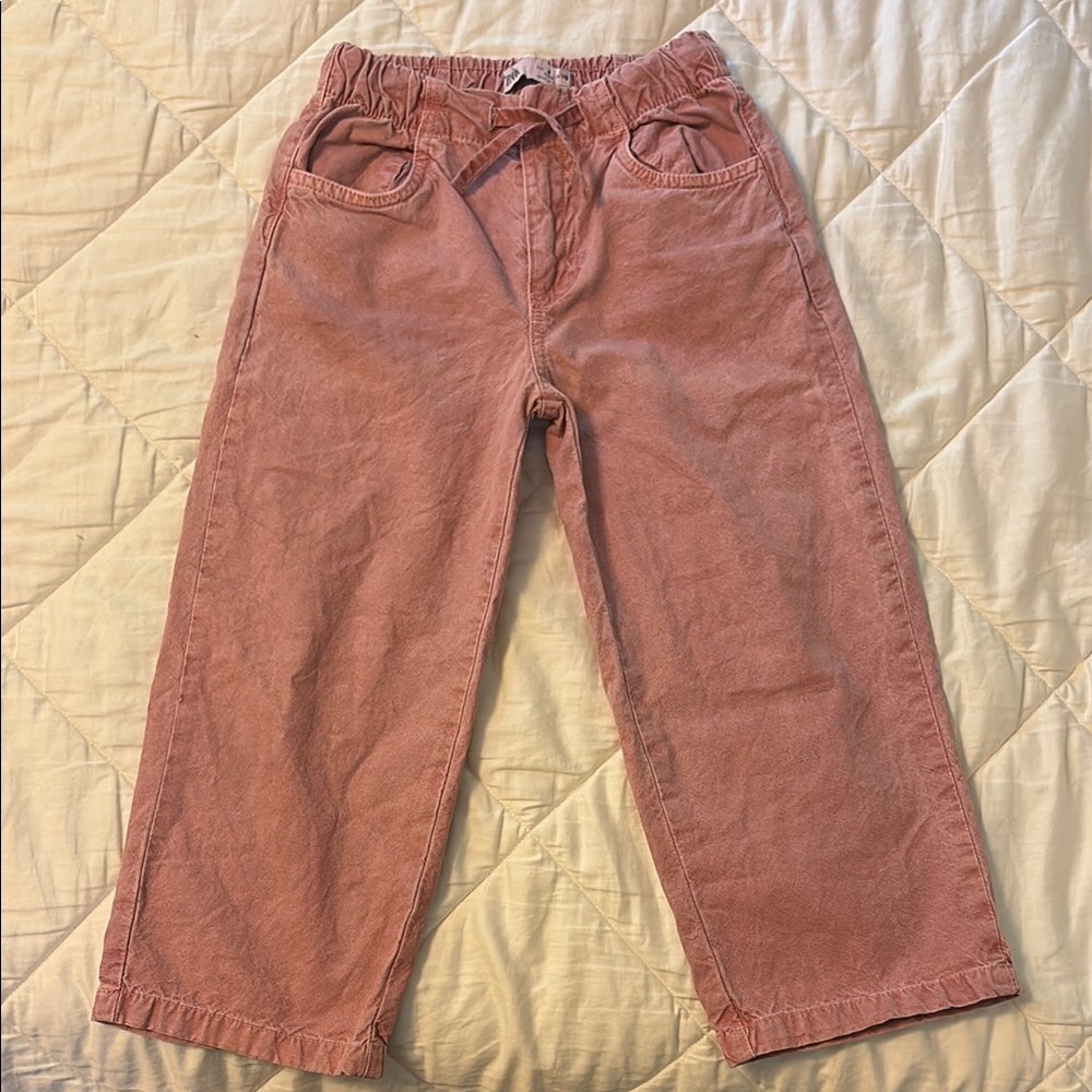 Zara Pink Casual Kids Pants Size 6